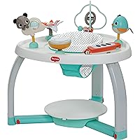 Tiny Love 5-in-1 Stationary Activity Center, 5 Modes of use: Tummy time, Activity Center, Baby Balance Board, Toddler Activity Table, Child Table and Chair, Magical Tales