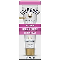 Gold Bond Neck & Chest Firming Cream 2 oz, Clinically Tested Skin Firming Cream (Pack of 2)