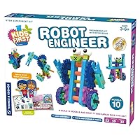 Thames & Kosmos Kids First Robot Engineer STEM Experiment Kit for Young Learners | Build 10 Non-Motorized Robots | Play & Learn with Storybook Manual | Parents’ Choice Gold Award Winner
