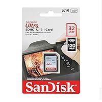 SanDisk 32GB 3-Pack Ultra SDHC UHS-I Memory Card (3x32GB) - SDSDUN4-032G-GN6IM [Older Version]