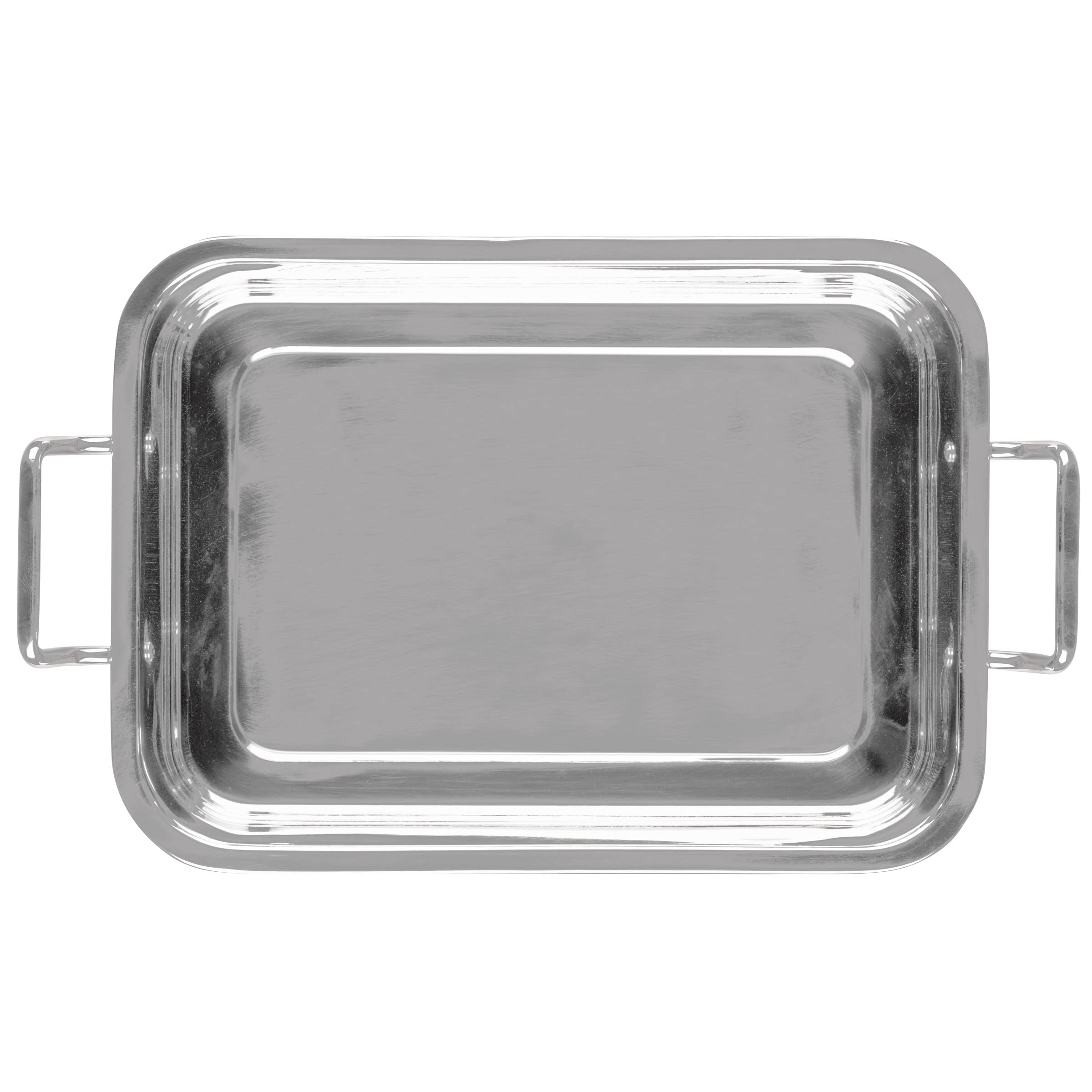 Farberware Classic Traditions Stainless Steel Roaster/Roasting Pan with Rack, 17 Inch x 12.25 Inch