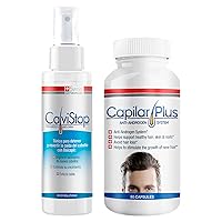 Bundle| Serum-capsules | Hair Thickening Spray (4oz) | Ultra Strength Hair Supplement (60 caps) | Hair Loss Prevention and Regrowth - Stimulate Hair Folic. (1)