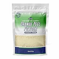 Orange Peel Powder- 227 Gram (8oz) | Pure & Natural Orange Peel Powder for Skin Care| No Added Preservative | Best Diy Face Mask Ingredient | Rich in Vitamin C| Orange Peel Powder for Hair