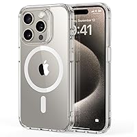 ESR for iPhone 15 Pro Max Case, Compatible with MagSafe, Military-Grade Protection, Yellowing Resistant, Scratch-Resistant Back, Magnetic Phone Case for iPhone 15 Pro Max, Classic Series, Clear