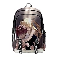 Anime Fairy Tail Backpack Natsu Dragneel Laptop School Bag Bookbag 18