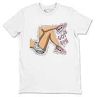 Valentine's Day Design Printed Got Em Legs Sneaker Matching T-Shirt