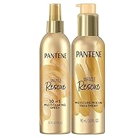 Hair Spray Miracle Rescue Leave In Conditioner Spray & Mix-In Treatment, Boost of Hydration for Damaged Hair, 5.7 Fl Oz and 3 Fl Oz Each