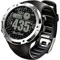 SN-W1-FW Golf Navi GPS Watch Type, Black, Recommended by The Japan Professional Golf Association