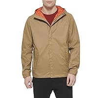 Tommy Hilfiger Men's Waterproof Breathable Hooded Jacket Raincoat