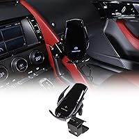 Car Central Control Armrest Phone Mount Compatible with Jaguar F-Type 2013-2023, Cell Phone Holder Auto Mobile Phone Holder Accessories (Style I)
