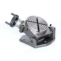 Details about   Tilting Rotary Table 100 mm With Round Vice 100 mm And 50 mm Mini Scroll Chuck 