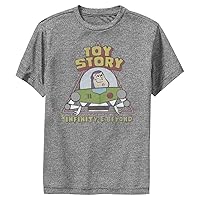 Disney Kid's Toy Story T-Shirt, Charcoal Heather, Small