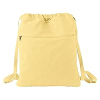 Pigment-Dyed Canvas Cinch Sack >> One size,GOLDENROD