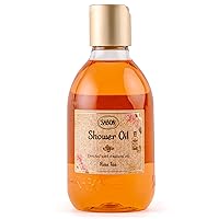 Sabon Shower Oil – Rose Tea | Moisturizing Body Wash | Bergamot, White Rose, Jasmine | Enriched with 4 Natural Oils | For All Skin Types | 10.5 Fl Oz