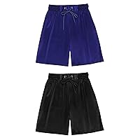 LilySilk Silk Sleep Bottom Shorts for Men Real Mulberry Silk Pajama Pants Drawstring for Sleeping Loungewear Sleepwear