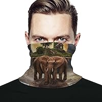 Mythological Representation of The Planet Earth Funny Face Cover Scarf Neck Mask Skiing Fishing Hiking Cycling UV Protector for Men Women