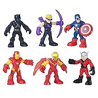 Marvel Playskool Heroes Super Hero Adventures Captain America Super Jungle Squad Toy Action Figure