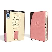 NIV, Premium Gift Bible, Leathersoft, Pink/Brown, Red Letter, Thumb Indexed, Comfort Print: The Perfect Bible for Any Gift-Giving Occasion NIV, Premium Gift Bible, Leathersoft, Pink/Brown, Red Letter, Thumb Indexed, Comfort Print: The Perfect Bible for Any Gift-Giving Occasion Imitation Leather