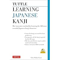 Tuttle Learning Japanese Kanji: (JLPT Levels N5 & N4) The Innovative Method for Learning the 500 Most Essential Japanese Kanji Characters (With CD-ROM) Tuttle Learning Japanese Kanji: (JLPT Levels N5 & N4) The Innovative Method for Learning the 500 Most Essential Japanese Kanji Characters (With CD-ROM) Paperback Kindle