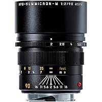 Leica 90mm f/2.0 APO-Summicron-M Aspherical Lens for M System, Black