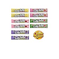 Laffy Taffy Variety Pack - 5 Flavor Mix - Pack of 10 - 2 of Each Flavor - Stretchy & Tangy - 1.5 oz each - Individually Wrapped Candy - Banana, Grape, Strawberry, Cherry & Watermelon - Queen Jax