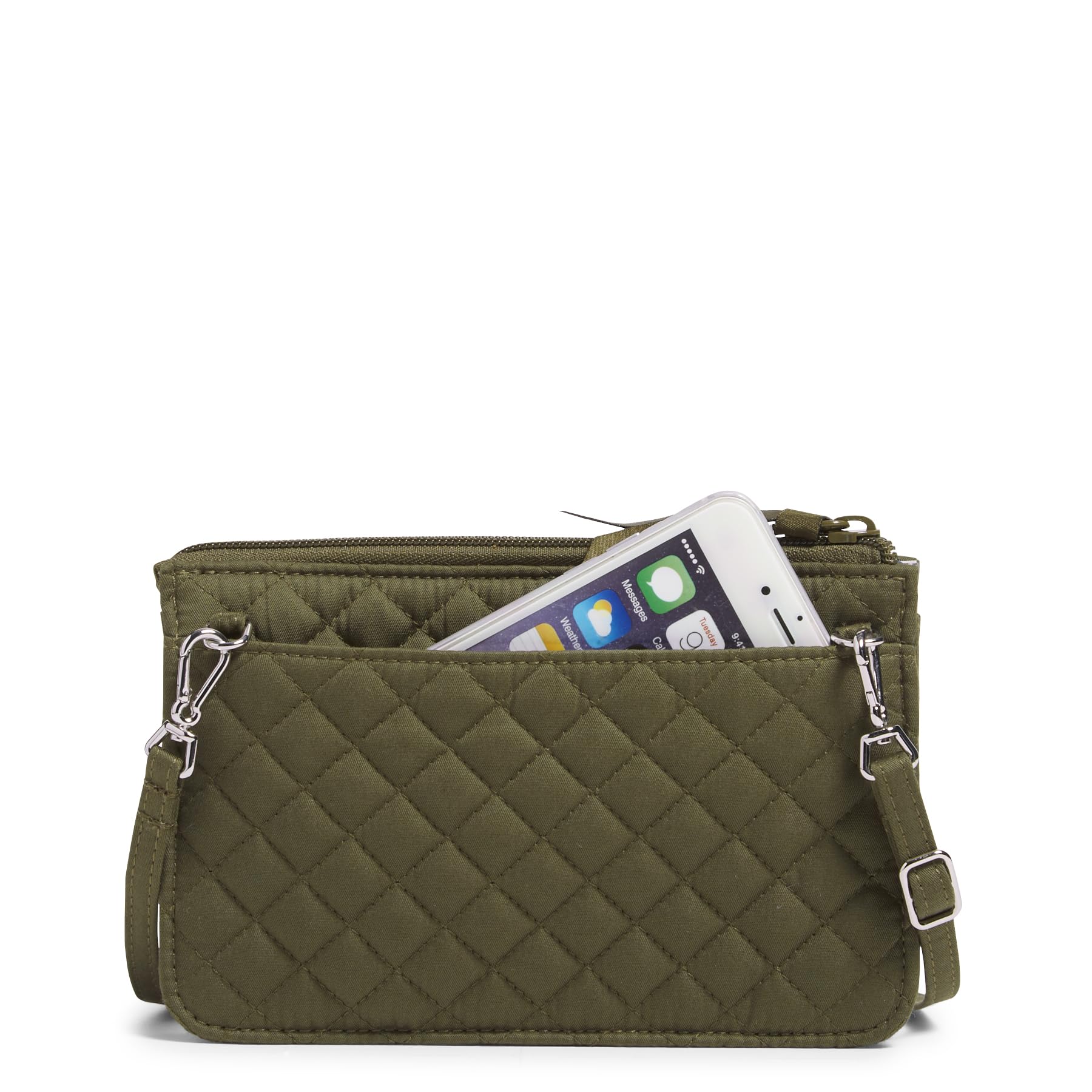 Vera Bradley Cotton Wallet Crossbody Purse with RFID Protection