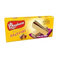 Hazelnut Wafers - Crispy Wafer Cookies With 3 Delicious, Indulgent Decadent Layers of Hazelnut Flavored Cream - Delicious Sweet Snack or Desert - 5.0 oz (Pack of 1)