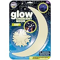 Glow-in-The-Dark Set, Crescent Moon and Stars, Multicolor, One Size