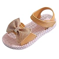 Girls Water Shoes Size 1 Toddler Kids Infant Girls Soild Bowknot Princress Shoes Soft Girl Robe and Slippers