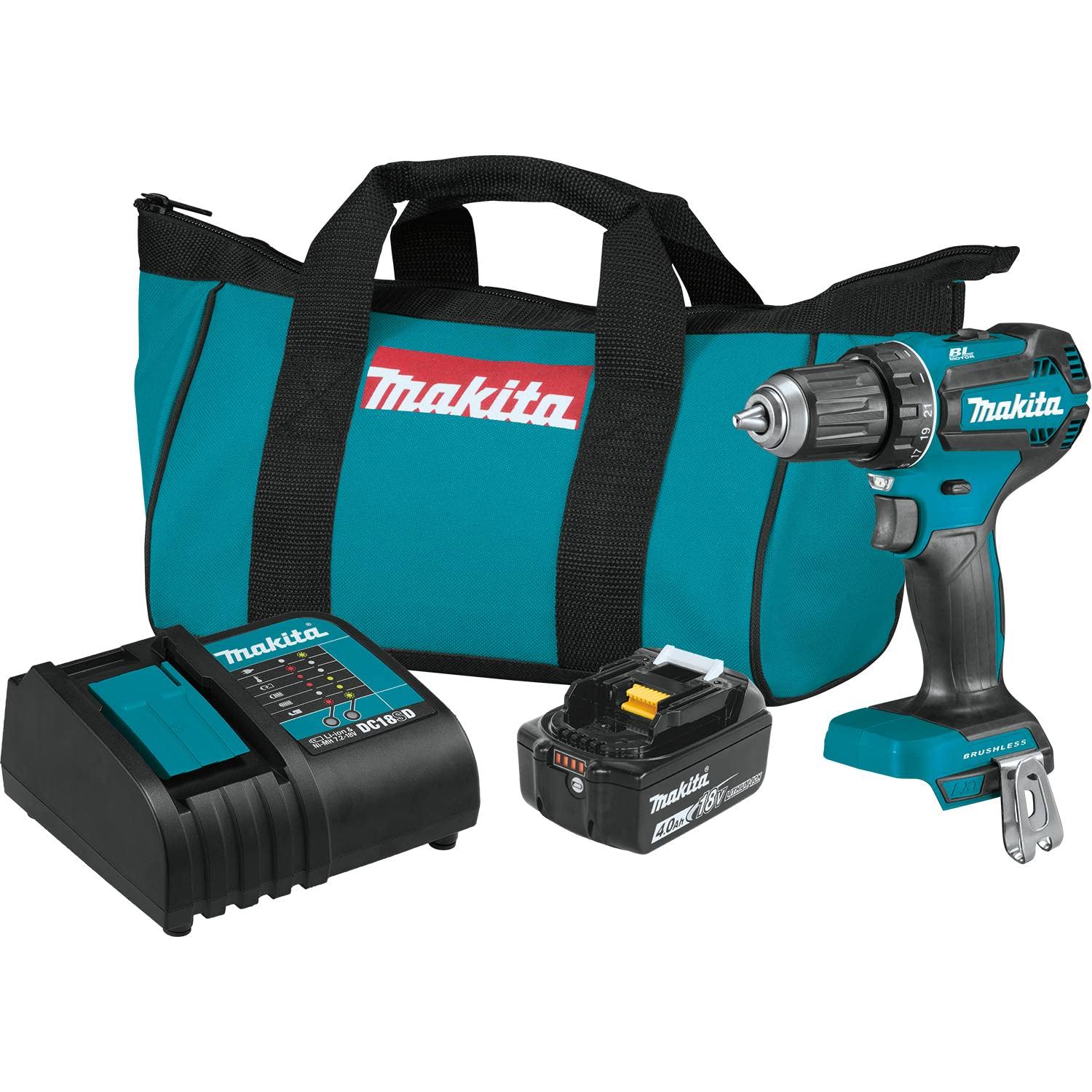 Makita XFD13SM1 18V LXT® Lithium-Ion Brushless Cordless 1/2