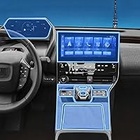 Car Interior Center Console Transparent TPU PPF Protective Film Anti-Scratch Repair Film Accessories，for Toyota BZ4X 2022-2023