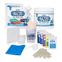 TotalBoat 200g UV Cure Clear Acrylic Resin with UV Flashlight for Resin Curing - Kit for DIY Jewelry Making, Small Resin Crafts, and Protective