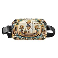 Cross Body Fanny Pack Ancient-egyptian-boat Fashion Waist Packs Unisex Belt Bag