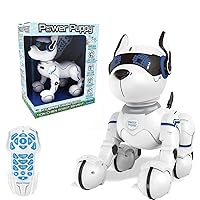 Power Puppy - My Smart Robot Dog - Programmable Robot with Remote Control, Training Function, Dances, Sings, Light Effects, Rechargeable Battery, Children's Toy - DOG01