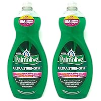 Palmolive Ultra Strength Liquid Dish Soap, Original, 20 fl oz,set of 2