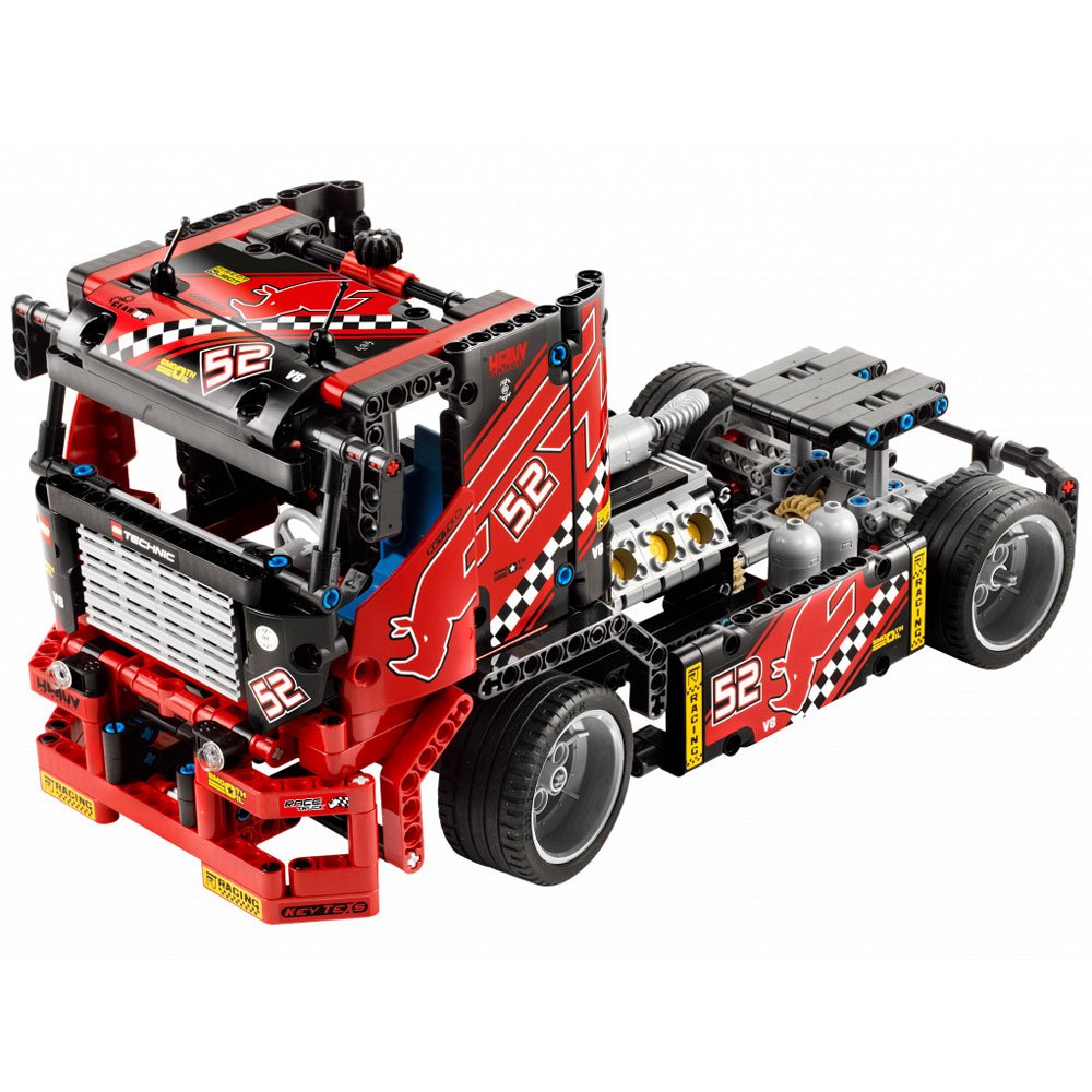 LEGO Technic 42041 Racing-Truck 2 In 1, Red and Black