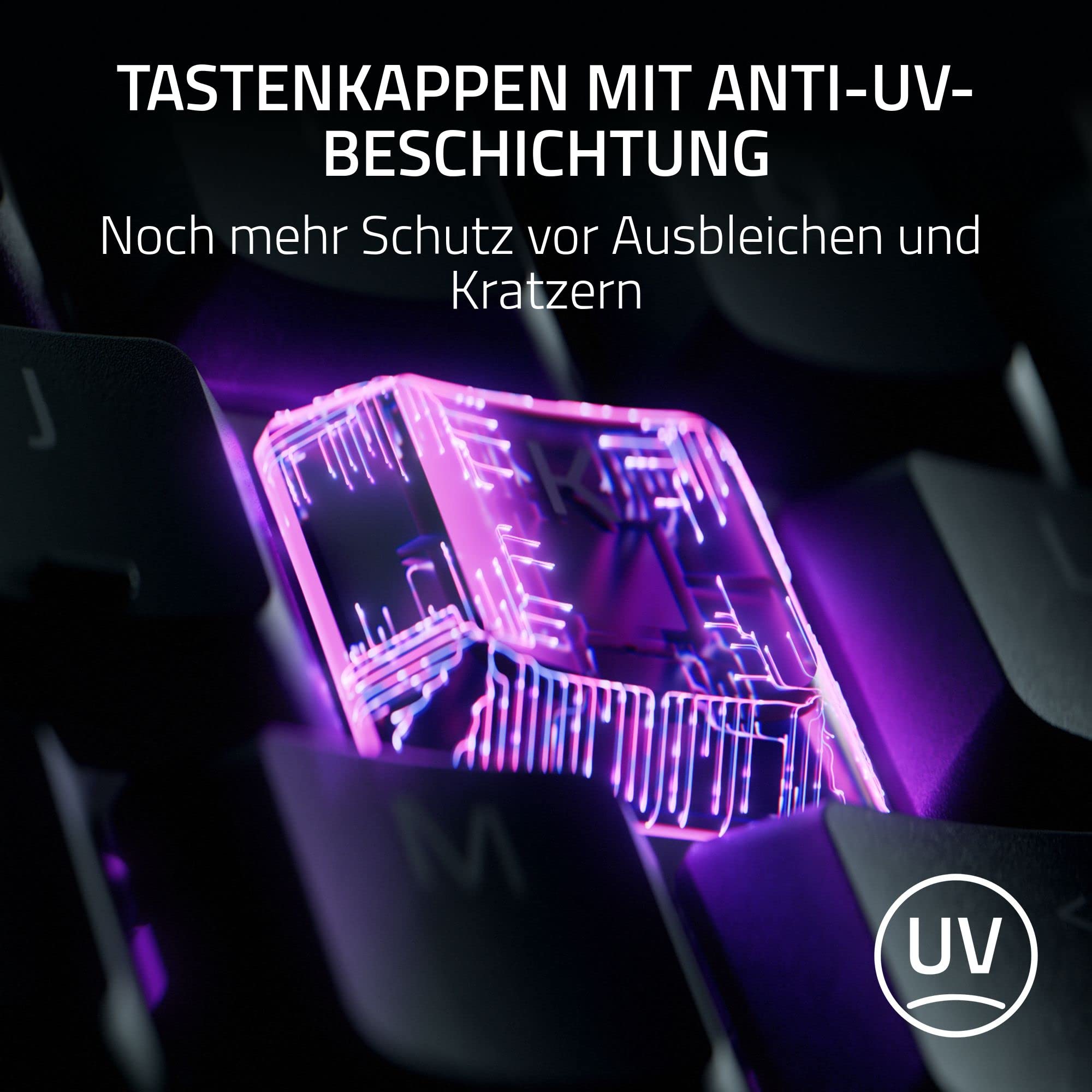 Razer Ornata V3 X - Flache Mecha-Membran-Gaming Tastatur (Lautlose Membran-Switches, Ergonomische Handballenauflage, Tastenkappen Anti-UV-Beschichtun) QWERTZ DE-Layout | Schwarz