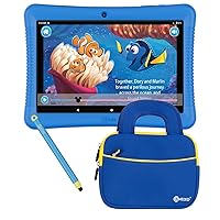 Contixo Kids Tablet K102 Tablet for Kids and Tablet Sleeve Bag Bundle,10-inch HD, Ages 3-7, Toddler Tablet with Camera, Parental Control, Android 10, 64GB, WiFi, Learning Tablet for Kids