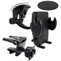 Arkon Car Phone Holder Mount for iPhone 12 Pro Max XS XR Galaxy Note 21 20 10 Retail Black