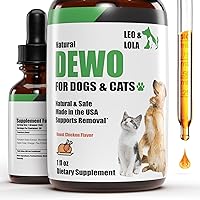 Natural Tapeworm Treatment for Dogs & Cats - Tapeworm Treatment for Cats - Tapeworm Treatment for Dogs - Natural Treatment for Hookworm, Whipworm, Roundworm, Tapeworm - 1 fl oz - Chicken Flavor