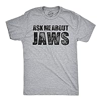 Toddler Ask Me About Jaws Tshirt Funny Shark Movie Flip Up Tee for Kids