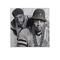 Rakim Poster Classic Hip Hop High Street Handsome (9) Artworks Picture Print Poster Wall Art Painting Canvas Gift Decor Home Posters Decorative 16×16inch(40×40cm)