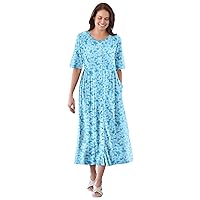 Woman Within womens Woman Within Button-front Essential Dress 30335