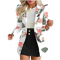 Women's Suit Fashion Business 2 Pieces Outfits Button Down Blazer Jacket Coat and High Waist Mini Pencil Skirt Sets