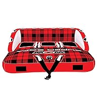 WOW Sports Super Sofa Red 3P Towable, Multi
