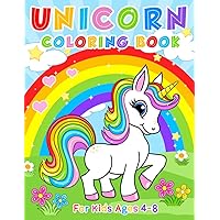Unicorn Coloring Book: For Kids Ages 4-8 Unicorn Coloring Book: For Kids Ages 4-8 Paperback