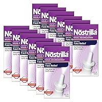 Nostrilla Nasal Decongestant Spray, Stuffy Nose Relief, 0.5 oz (12 Pack)