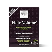 Hair Volume Tablets | 3000 mcg Biotin & Biopectin Apple Extract | Hair Vitamins to Support Natural Hair Growth for Thicker, Fuller Hair | Men and Women | 30 Count (Pack of 1)