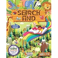Search and Find book for Children ages 3-6: I Spy book for 3,4,5 and 6 year old, Animals activity book year old boy and girls, Hidden Pictures seek and find book for kids Big Kindergarten Workbook Search and Find book for Children ages 3-6: I Spy book for 3,4,5 and 6 year old, Animals activity book year old boy and girls, Hidden Pictures seek and find book for kids Big Kindergarten Workbook Paperback