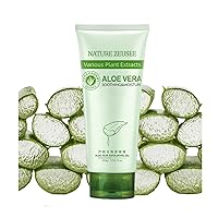 Aloe Vera Exfoliating Gel Gently Exfoliates And Nourishes The Skin,Cleanses Aging Skin,Improves Roughness,Moisturizes And Locks In Moisture,Leaving The Skin Translucent And Hydrated(100g)